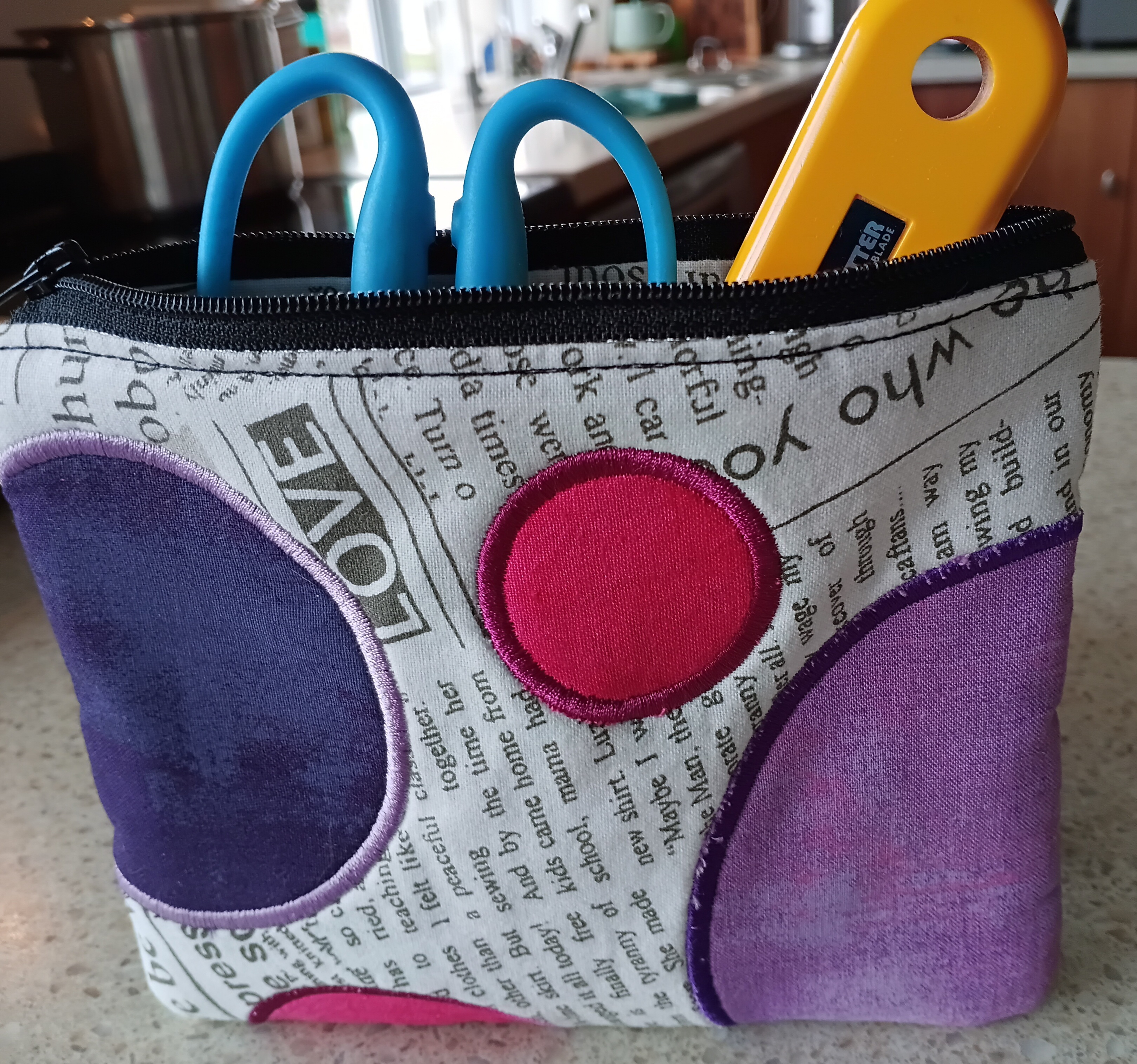 machine embroidery bag